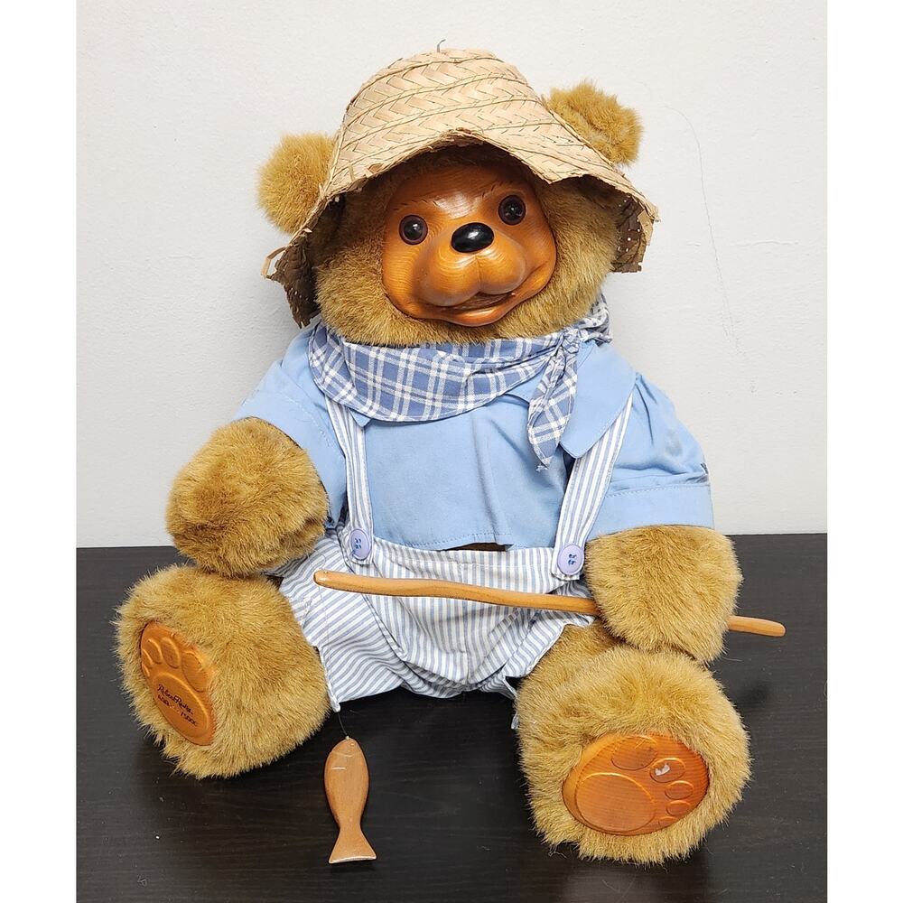 Vintage Robert Raikes Original "38585 Tom Sawyer" Wooden Face Doll w/ Tags